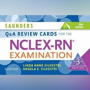 Saunders NCLEX-RN Examination Q&A Review Cards (NIB)